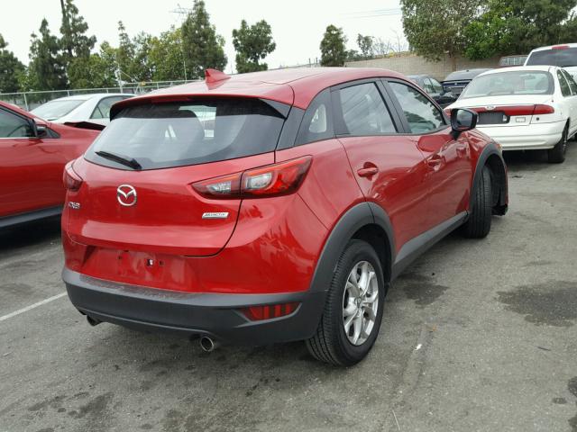 JM1DKDB70J0313659 - 2018 MAZDA CX-3 SPORT RED photo 4