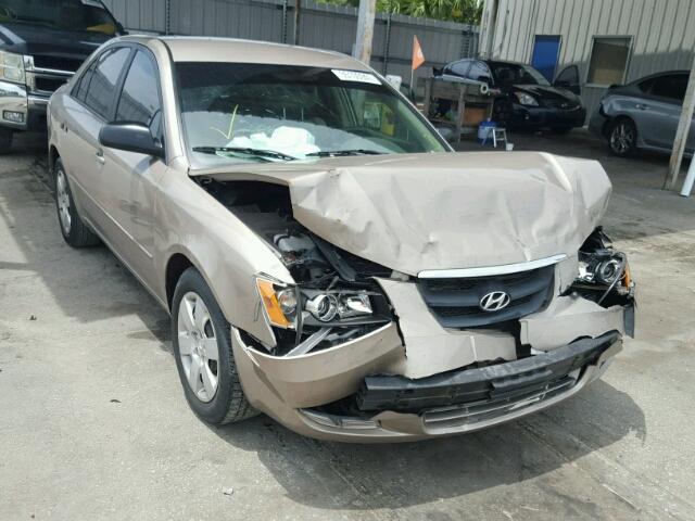 5NPET46F78H350501 - 2008 HYUNDAI SONATA GLS GOLD photo 1