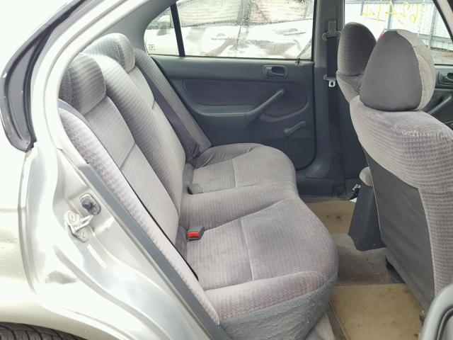 2HGEJ6616YH545442 - 2000 HONDA CIVIC BASE SILVER photo 6