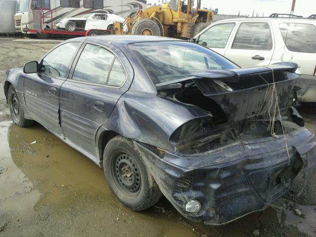 1G2NF52E8YC511383 - 2000 PONTIAC GRAND AM S Mavi foto 3