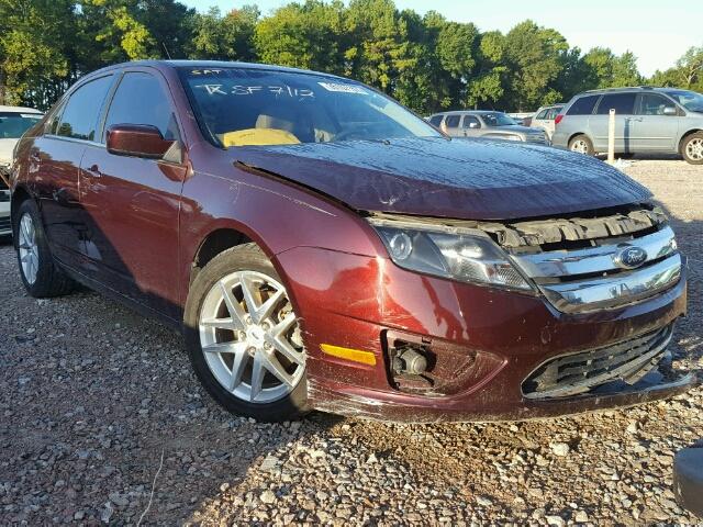 3FAHP0JA4BR160204 - 2011 FORD FUSION SEL BURGUNDY photo 1