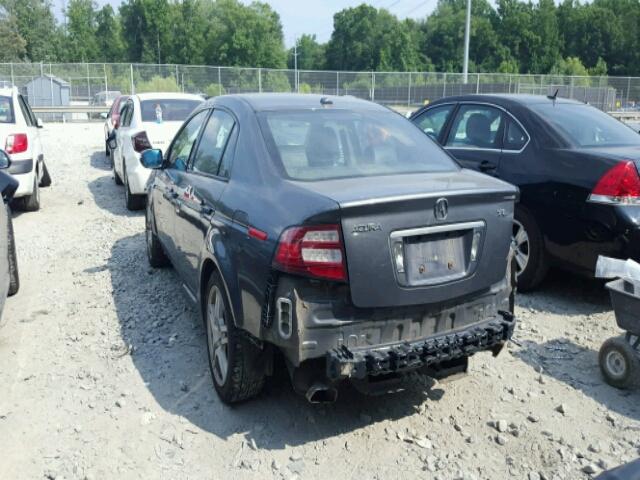 19UUA66218A052240 - 2008 ACURA TL GRAY photo 3