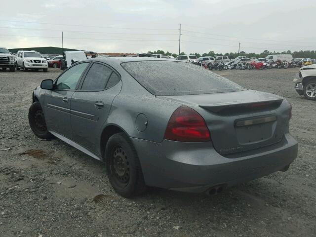 2G2WP542541229187 - 2004 PONTIAC GRAND PRIX GRAY photo 3