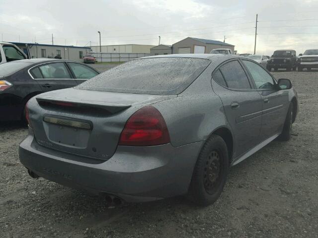2G2WP542541229187 - 2004 PONTIAC GRAND PRIX GRAY photo 4