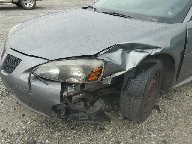 2G2WP542541229187 - 2004 PONTIAC GRAND PRIX GRAY photo 9