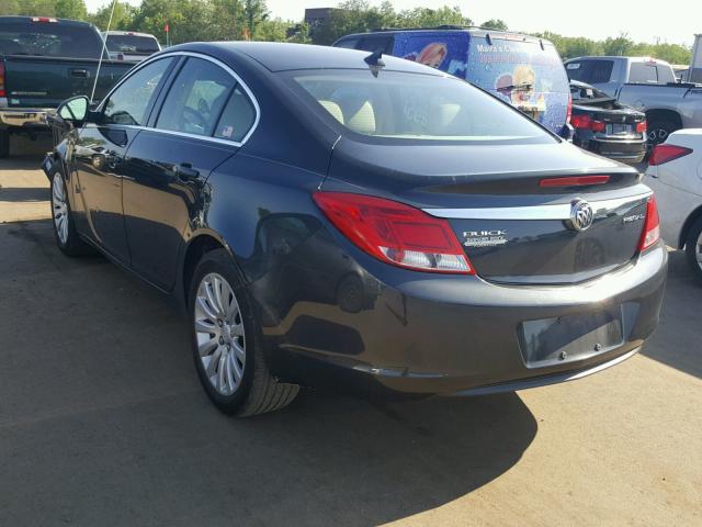 2G4GR5EK6C9177122 - 2012 BUICK REGAL GREEN photo 3