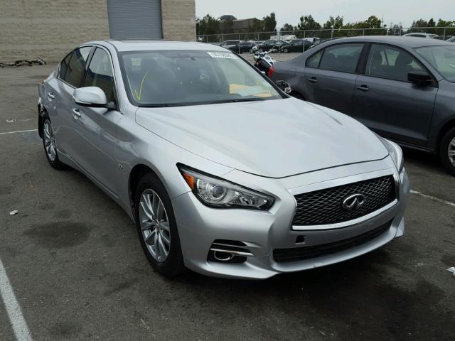 JN1EV7APXHM743896 - 2017 INFINITI Q50 PREMIU SILVER photo 1