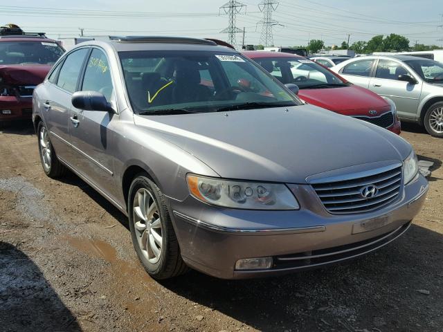 KMHFC46F76A055550 - 2006 HYUNDAI AZERA SE GRAY photo 1