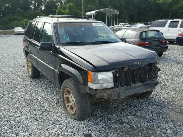 1J4FX7854VC511439 - 1997 JEEP GRAND CHER BLACK photo 1