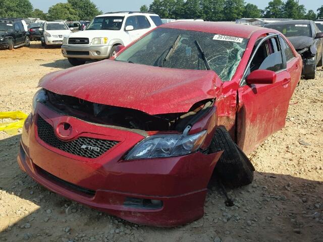 4T1BE46K89U352478 - 2009 TOYOTA CAMRY BASE RED photo 2