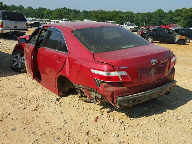 4T1BE46K89U352478 - 2009 TOYOTA CAMRY BASE RED photo 3