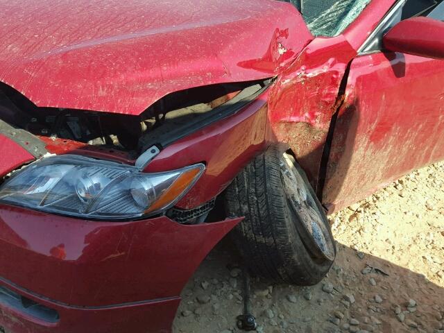 4T1BE46K89U352478 - 2009 TOYOTA CAMRY BASE RED photo 9