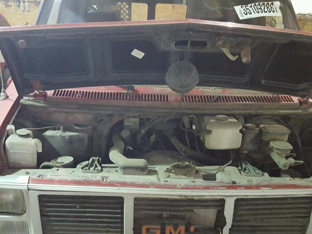 2GTGG35M4G4513076 - 1986 GMC VANDURA G3 RED photo 7