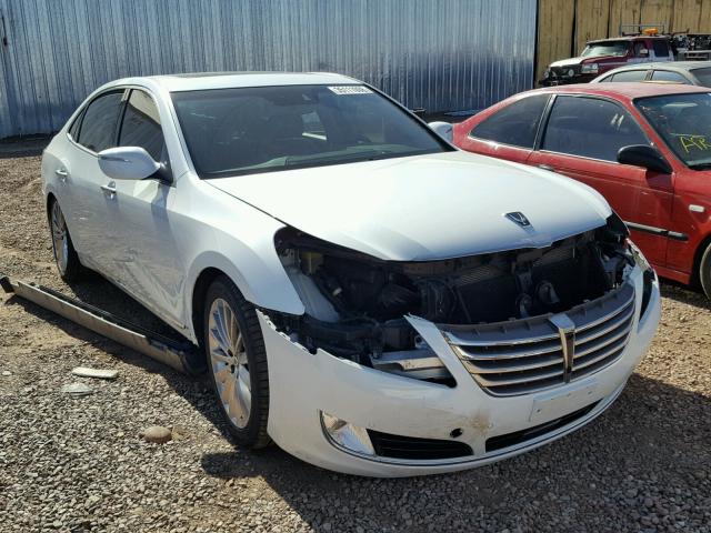 KMHGH4JH3EU080750 - 2014 HYUNDAI EQUUS SIGN WHITE photo 1