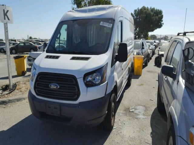 1FTNR2CM8FKA49997 - 2015 FORD TRANSIT WHITE photo 2