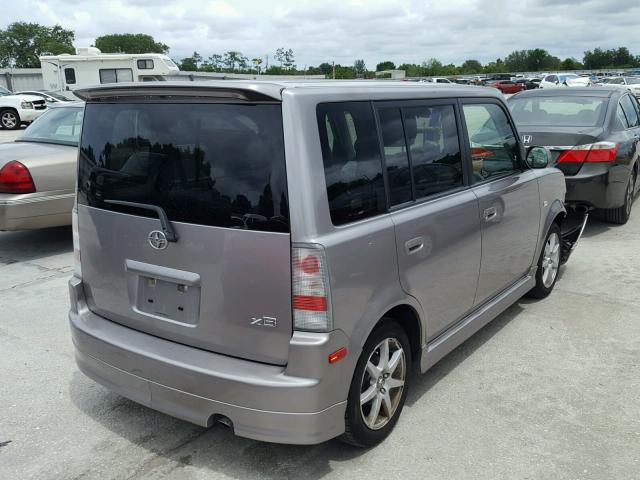 JTLKT324564085473 - 2006 TOYOTA SCION XB Күміс фото 4