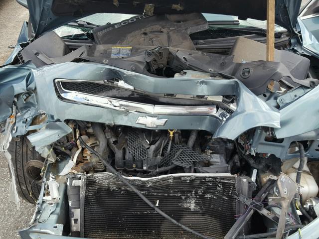 1G1ZH57B59F163038 - 2009 CHEVROLET MALIBU 1LT 青色 照片 7