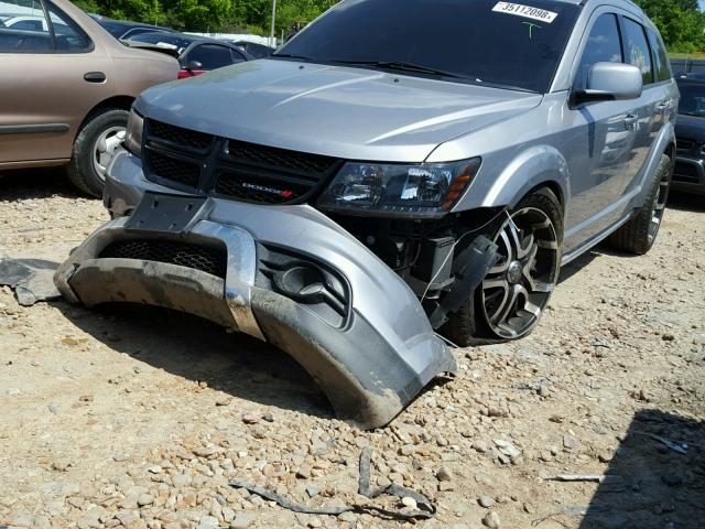 3C4PDCGG7GT178928 - 2016 DODGE JOURNEY CR SILVER photo 9