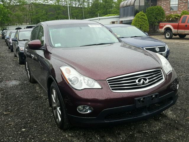 JN1AJ0HR9BM852821 - 2011 INFINITI EX35 BASE BURGUNDY photo 1