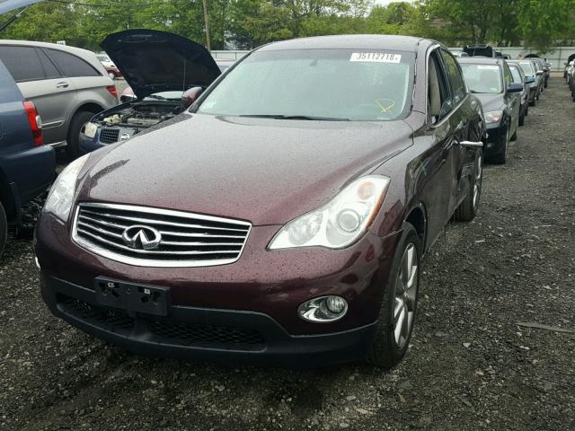 JN1AJ0HR9BM852821 - 2011 INFINITI EX35 BASE BURGUNDY photo 2