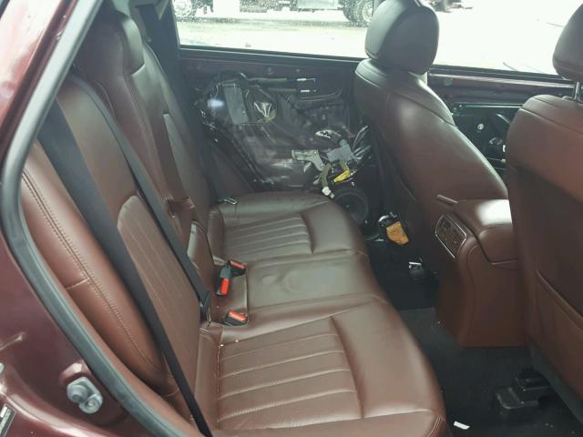 JN1AJ0HR9BM852821 - 2011 INFINITI EX35 BASE BURGUNDY photo 6