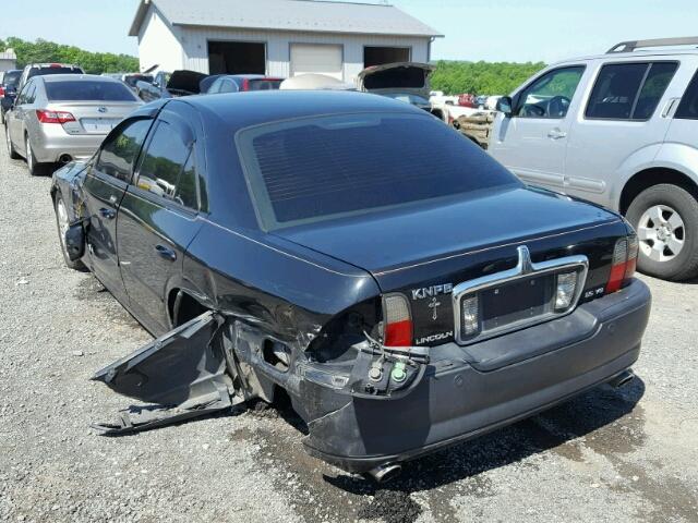 1LNHM87A44Y657830 - 2004 LINCOLN LS BLACK photo 3