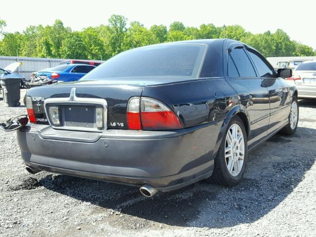 1LNHM87A44Y657830 - 2004 LINCOLN LS BLACK photo 4