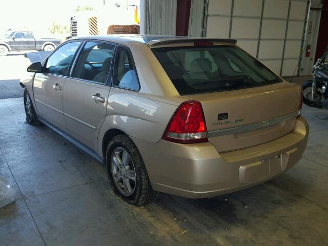 1G1ZT62895F131526 - 2005 CHEVROLET MALIBU MAX 金色 照片 3