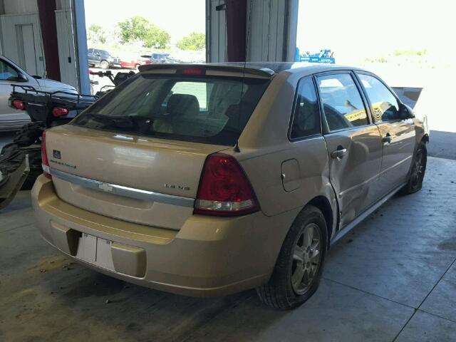 1G1ZT62895F131526 - 2005 CHEVROLET MALIBU MAX 金色 照片 4