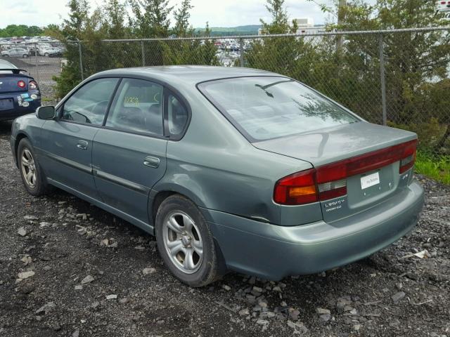 4S3BE625947201852 - 2004 SUBARU LEGACY L S GREEN photo 3