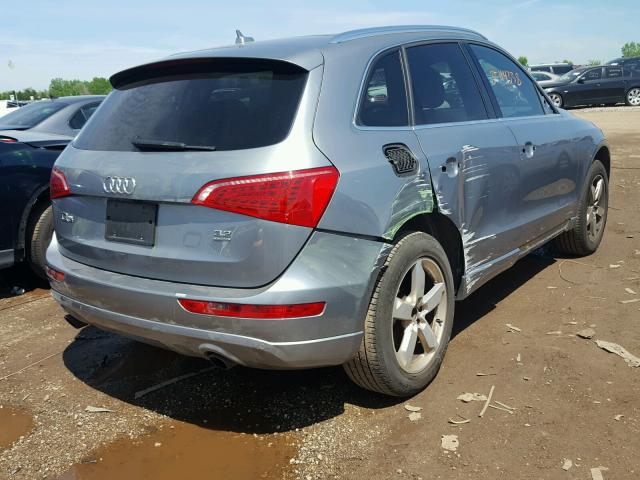 WA1LKAFP1AA039669 - 2010 AUDI Q5 PREMIUM GRAY photo 4