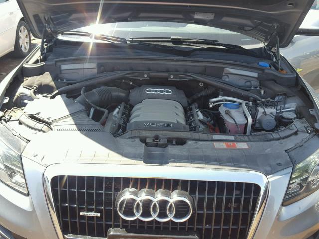 WA1LKAFP1AA039669 - 2010 AUDI Q5 PREMIUM GRAY photo 7