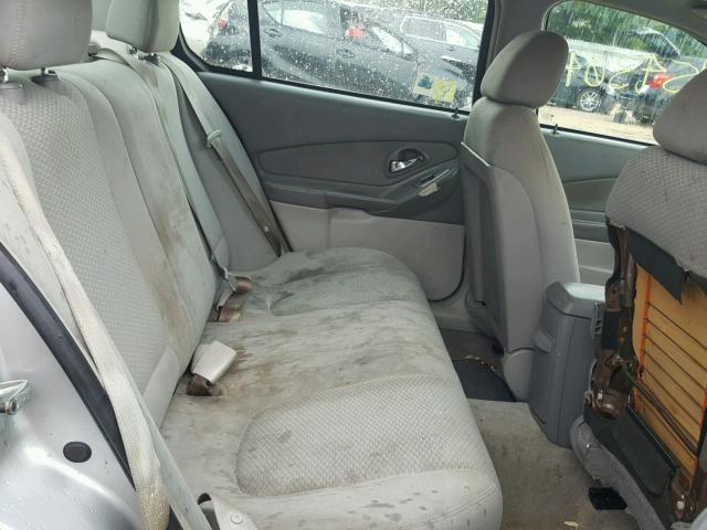1G1ZS51FX6F295933 - 2006 CHEVROLET MALIBU LS 银色 照片 6