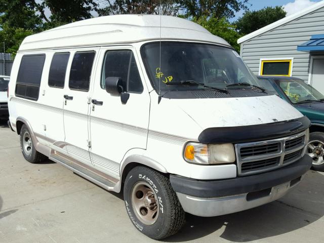 2B6HB21Y9VK554886 - 1997 DODGE RAM VAN B2 WHITE photo 1