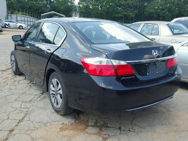 1HGCR2F34DA257471 - 2013 HONDA ACCORD LX BLACK photo 3