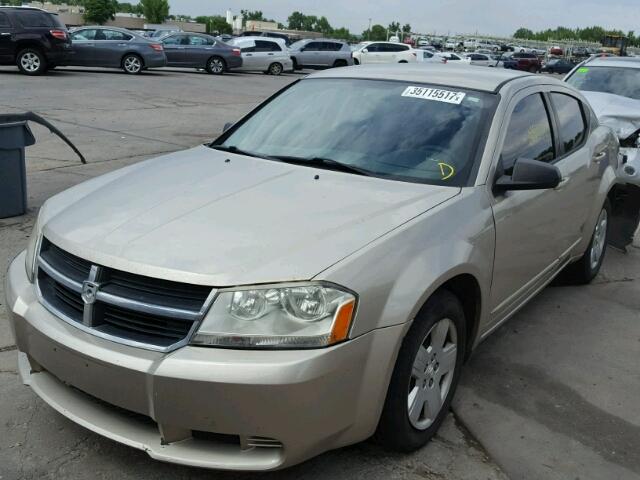 1B3LC46B69N518832 - 2009 DODGE AVENGER SE TAN photo 2