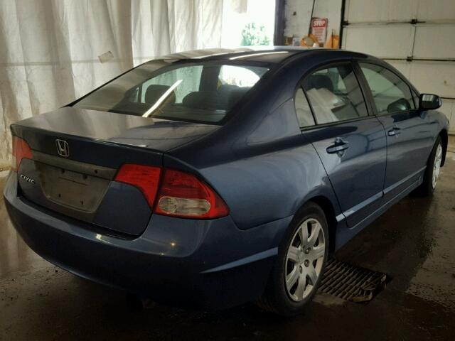 2HGFA1F5XAH578590 - 2010 HONDA CIVIC LX BLUE photo 4