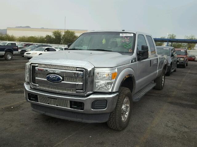 1FT7W2B62CEA62145 - 2012 FORD F250 SUPER SILVER photo 2