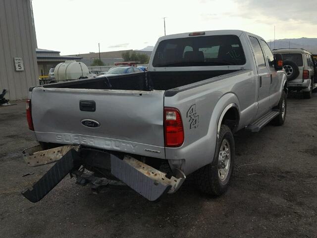 1FT7W2B62CEA62145 - 2012 FORD F250 SUPER SILVER photo 4