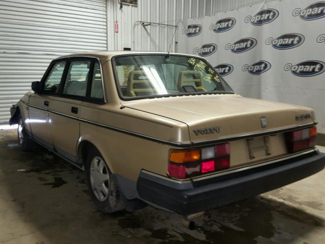 YV1AS8809N1463901 - 1992 VOLVO 240 BASE GOLD photo 3