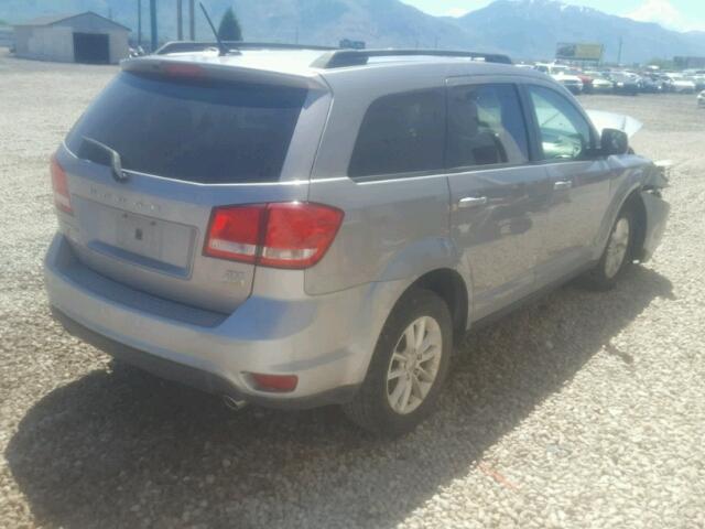 3C4PDCBG0FT711188 - 2015 DODGE JOURNEY SX GRAY photo 4