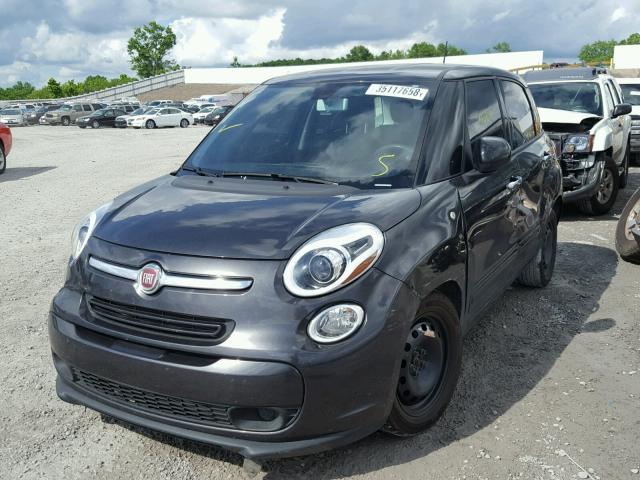 ZFBCFAAH0FZ032704 - 2015 FIAT 500L POP GRAY photo 2