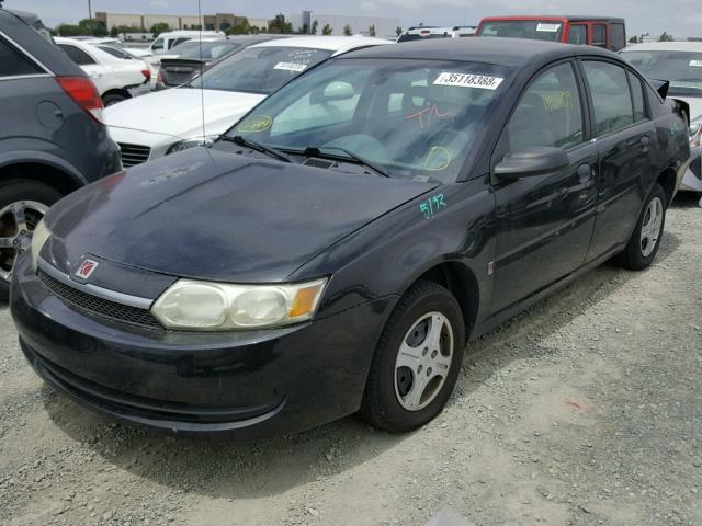 1G8AG54F84Z105098 - 2004 SATURN ION LEVEL BLACK photo 2
