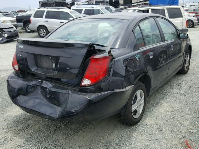 1G8AG54F84Z105098 - 2004 SATURN ION LEVEL BLACK photo 4