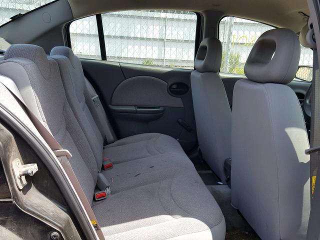 1G8AG54F84Z105098 - 2004 SATURN ION LEVEL BLACK photo 6