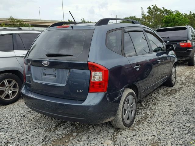 KNAFG528097243282 - 2009 KIA RONDO BASE GRAY photo 4