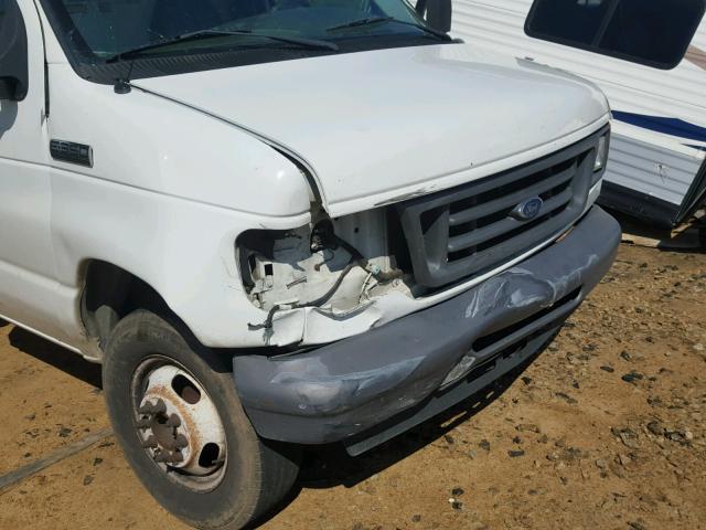 1FDWE35L36DA13449 - 2006 FORD ECONOLINE WHITE photo 9