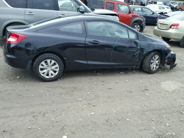 2HGFG3B55CH551705 - 2012 HONDA CIVIC BLACK photo 9