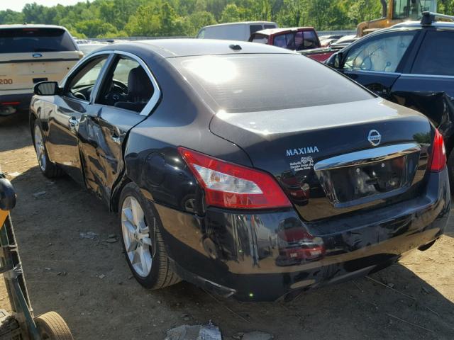 1N4AA5AP2AC846114 - 2010 NISSAN MAXIMA S BLACK photo 3
