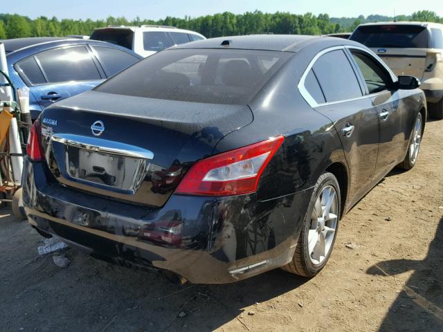 1N4AA5AP2AC846114 - 2010 NISSAN MAXIMA S BLACK photo 4
